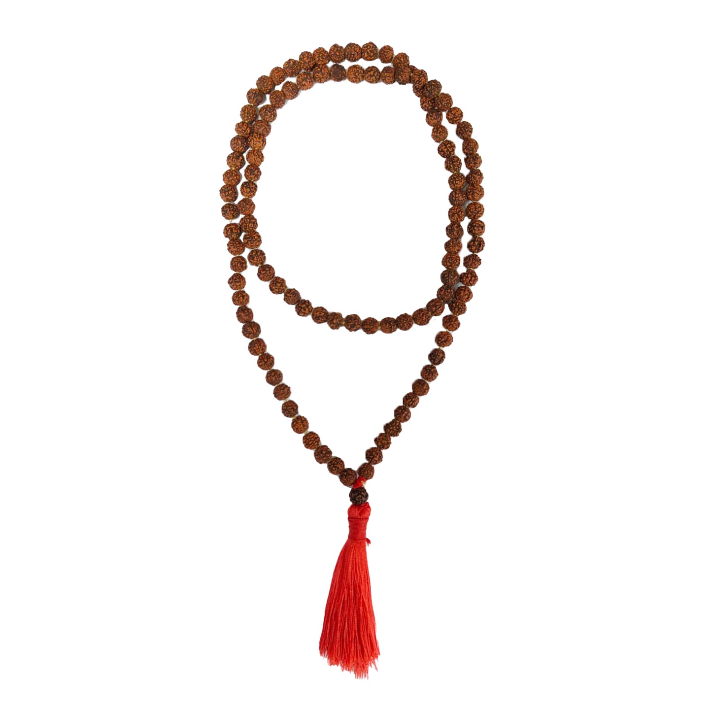 Indonesian 5 Mukhi Rudraksha Mala (108 beads)