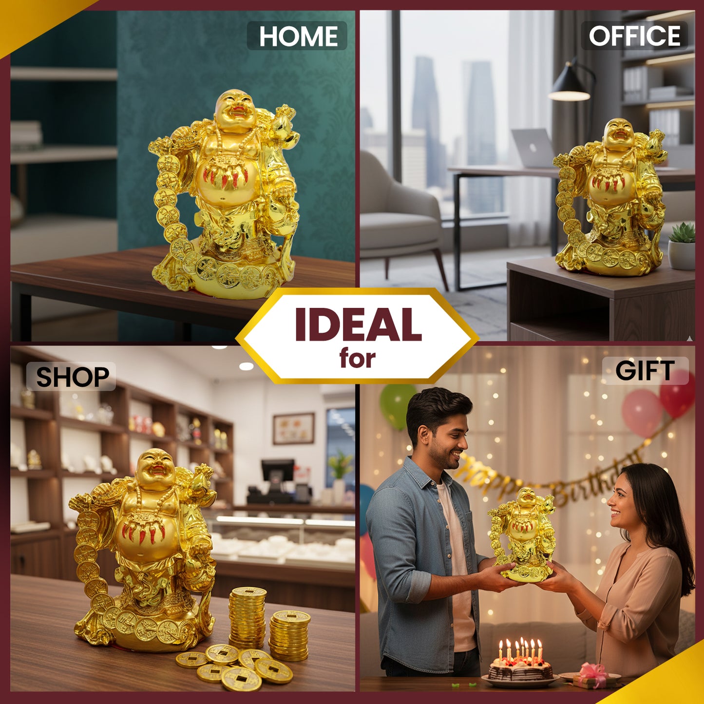 Joy Buddha Decor