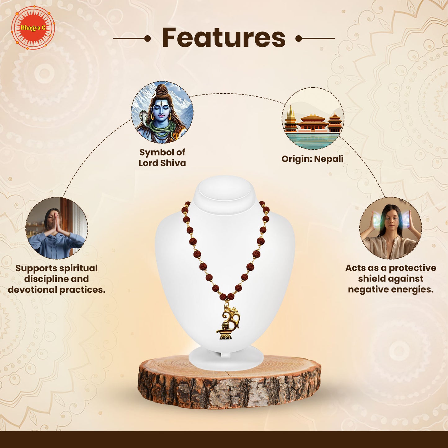 Om Rudraksha Mala