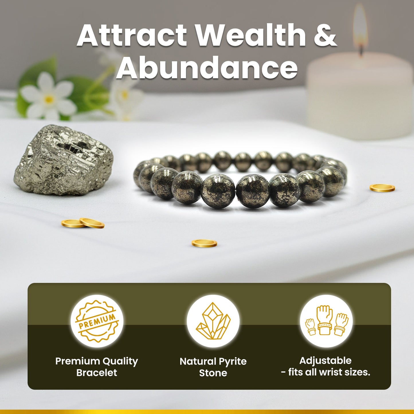 money attraction bracelet