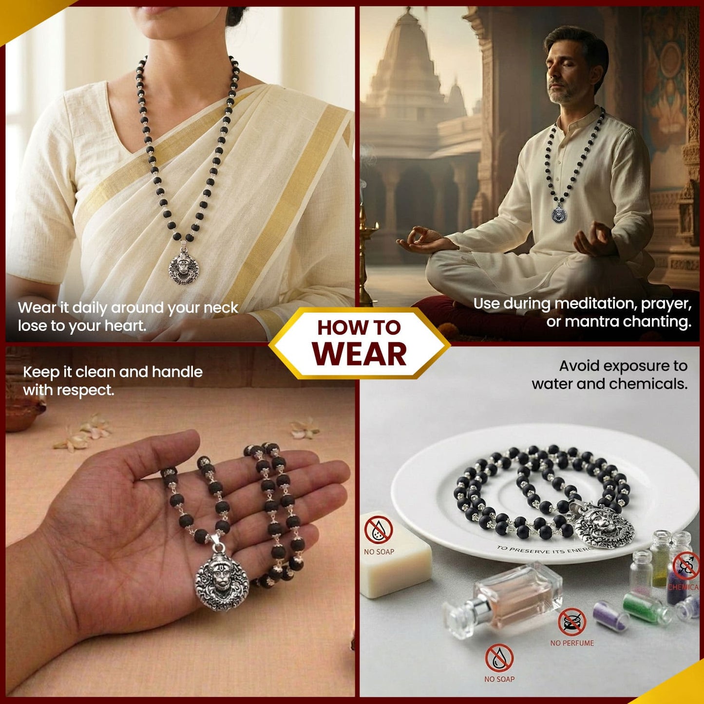 Hindu Bajrangbali mala with spiritual significance