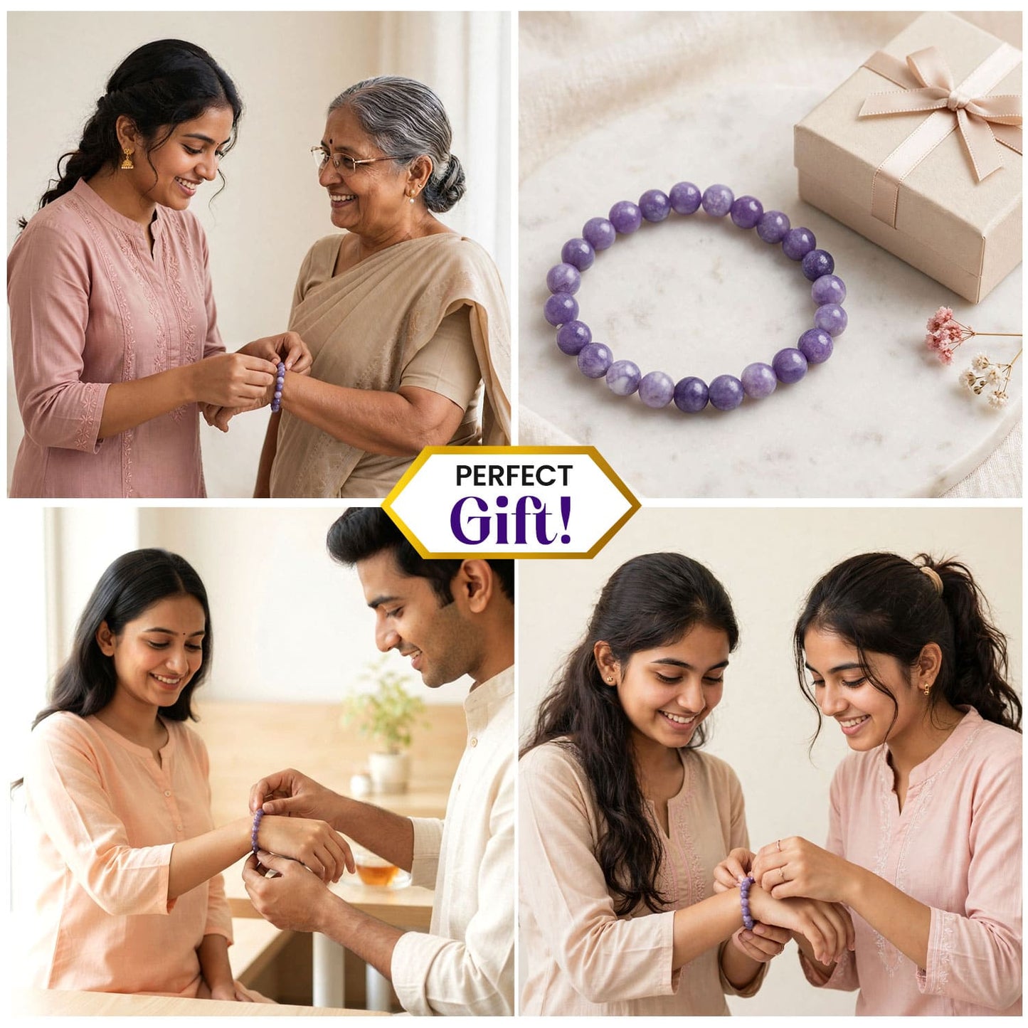 Lapidolite New Crystal Bracelet