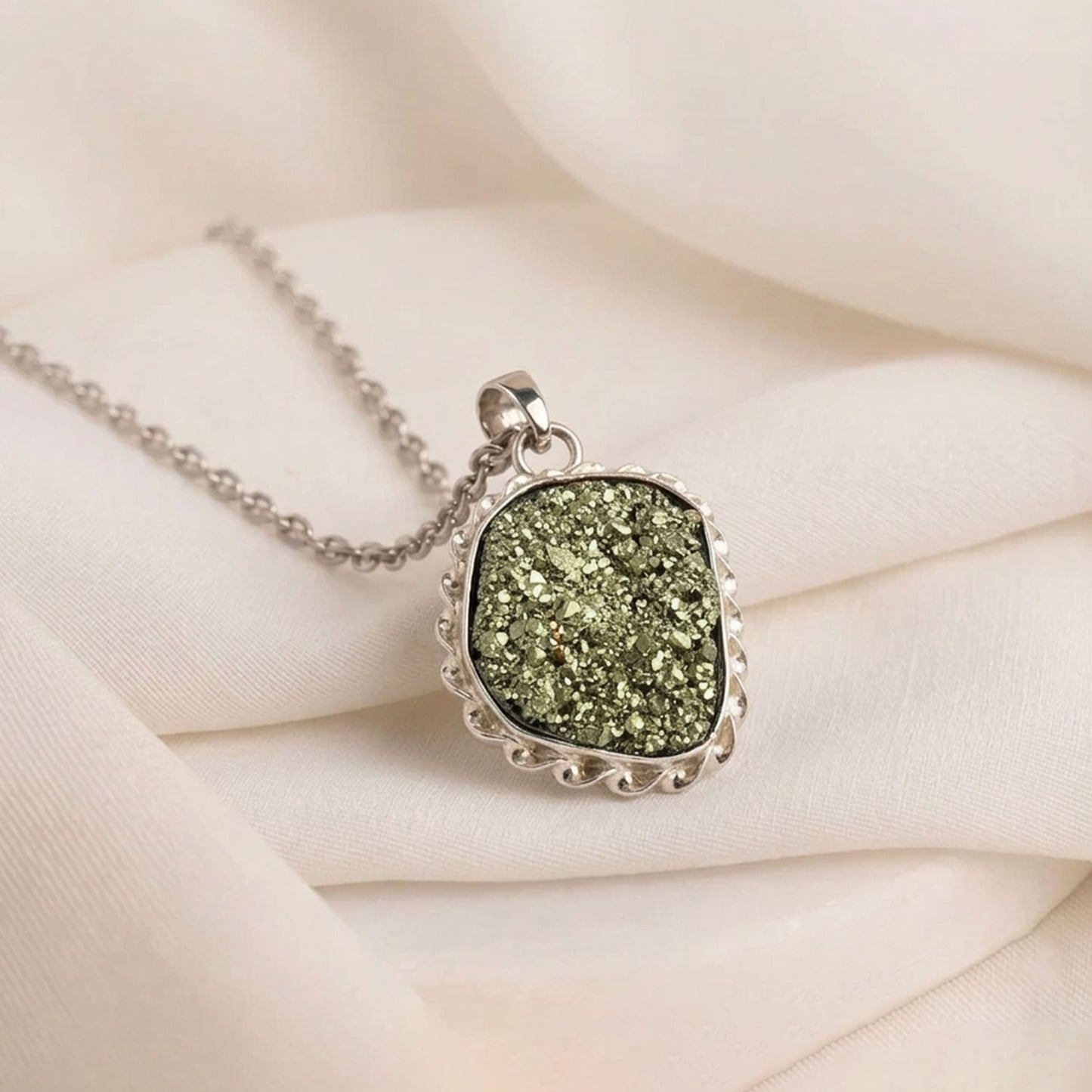 healing crystal pendant