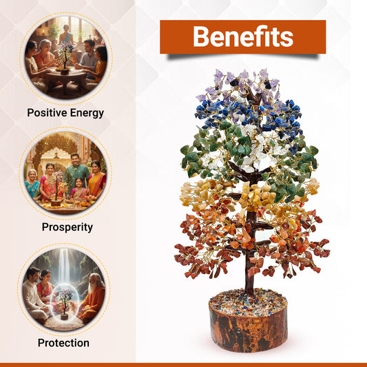 7 Chakra Tree (1000 Beads) – Powerful Vastu Remedy for Wealth, Success & Removing Negative Energy