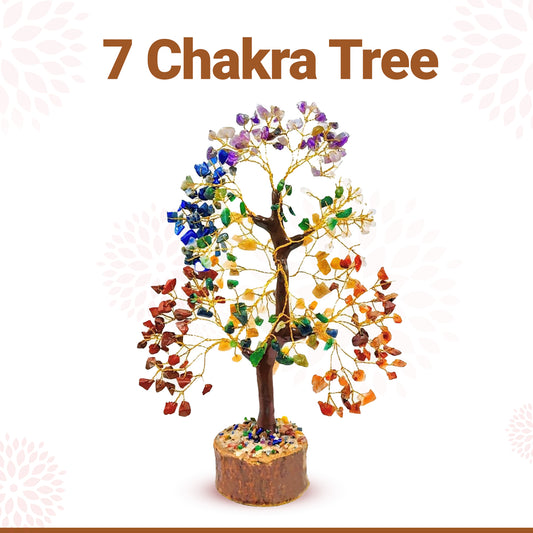 7 Chakra Tree (200-Beads) – Bring Positive Energy, Wealth & Balance in Your Home