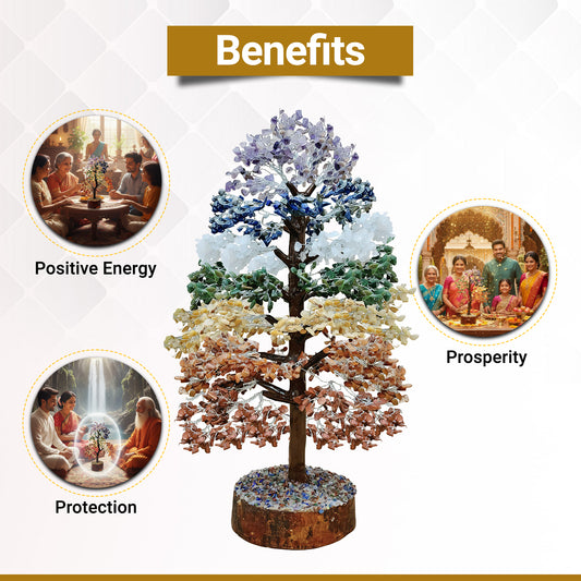 7 Chakra Tree (2000 Beads) – Premium Energy Tree for Maximum Wealth, Protection & Life Transformation
