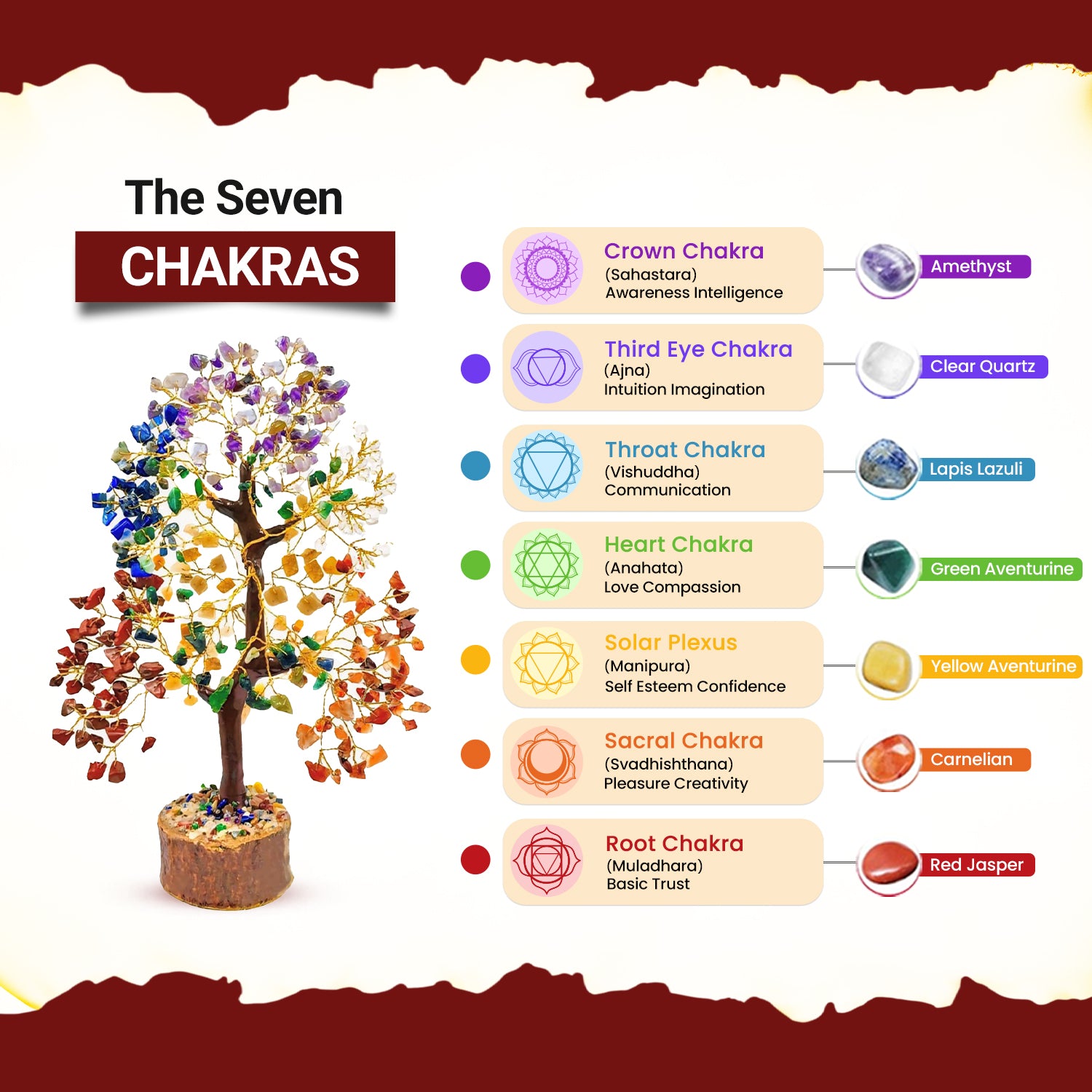 wealth crystal tree