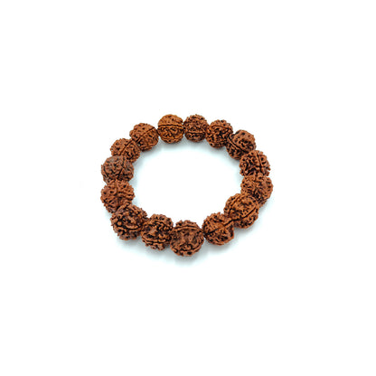 Divine 5 Mukhi Rudraksha Bracelet – The Powerful Energy of Lord Shiva (Nepali, Lab Certified)