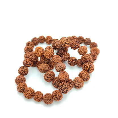 Divine 5 Mukhi Rudraksha Bracelet – The Powerful Energy of Lord Shiva (Nepali, Lab Certified)