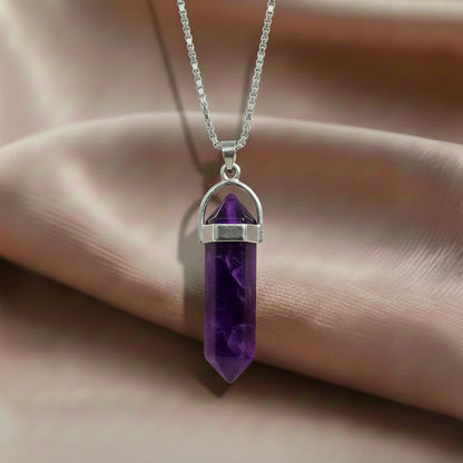 Amethyst Crystal Pendant