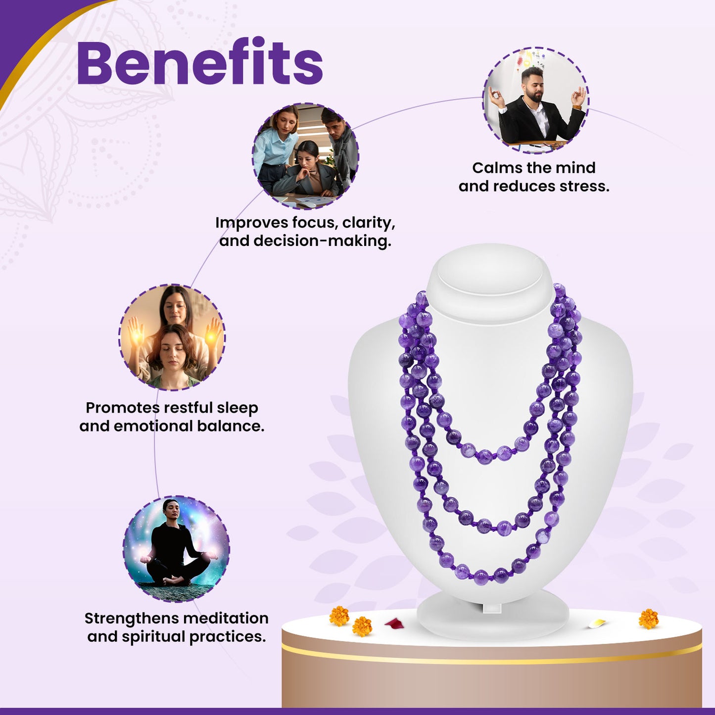 Amethyst Mala