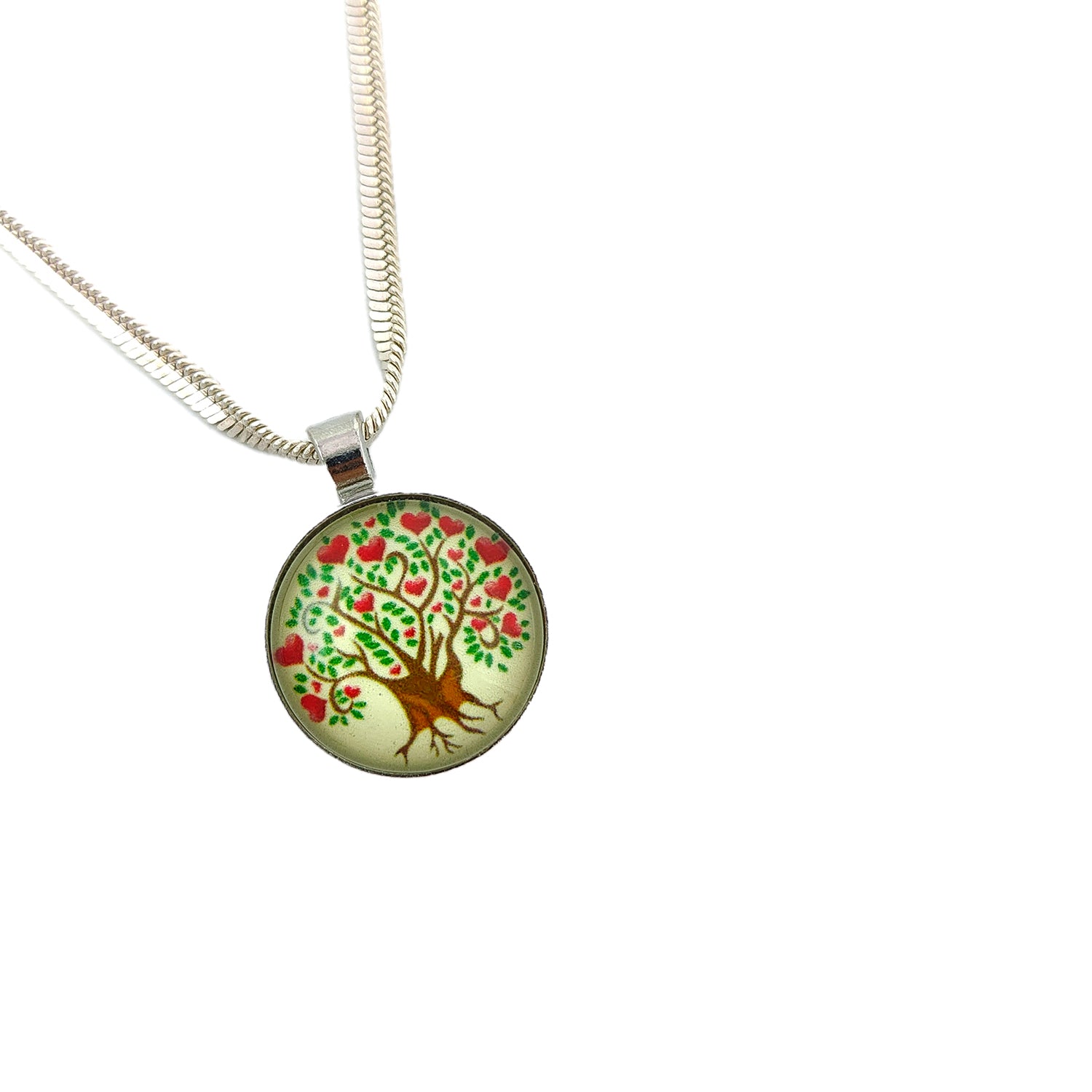 Crystal Tree Pendant Jewelry