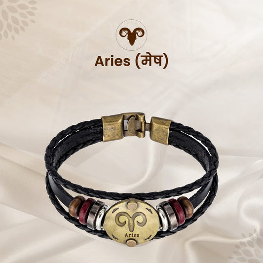 Zodiac Bracelet Collection with 12 Constellation Signs