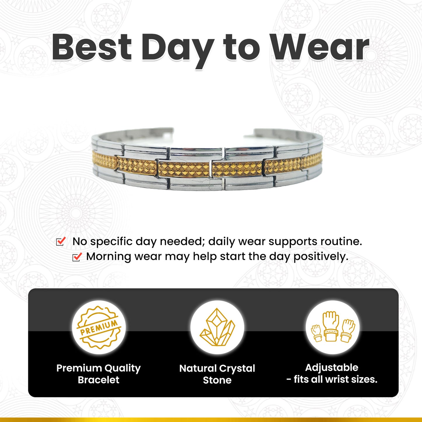 Bio Magnetic Titanium Health Bracelet-(BMTHB-C)
