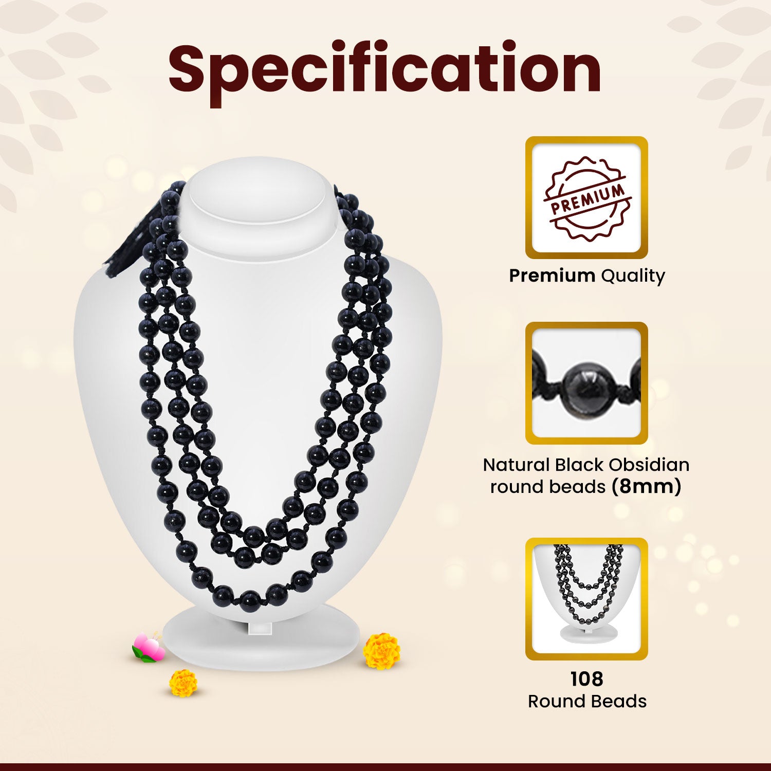 Healing Crystal Mala