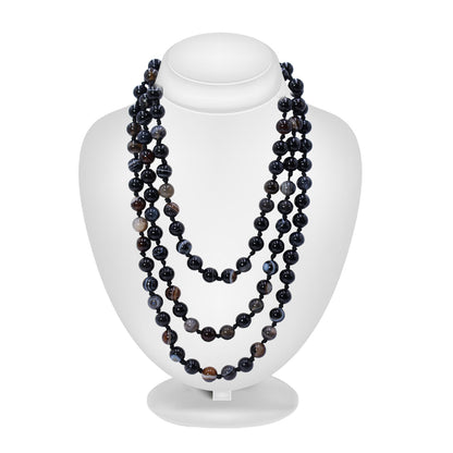 Black Hakik Mala (108 Beads)