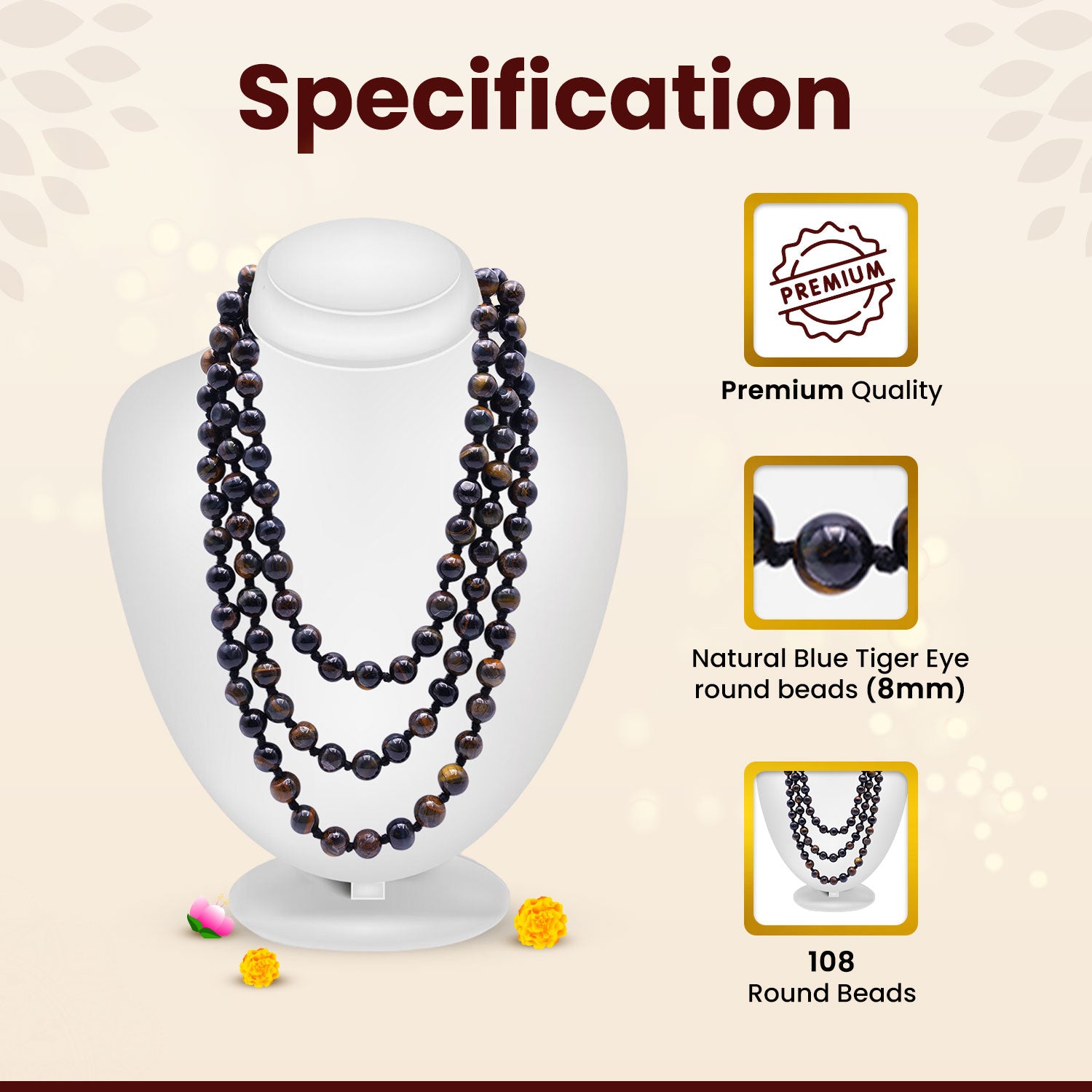 Healing Crystal Mala