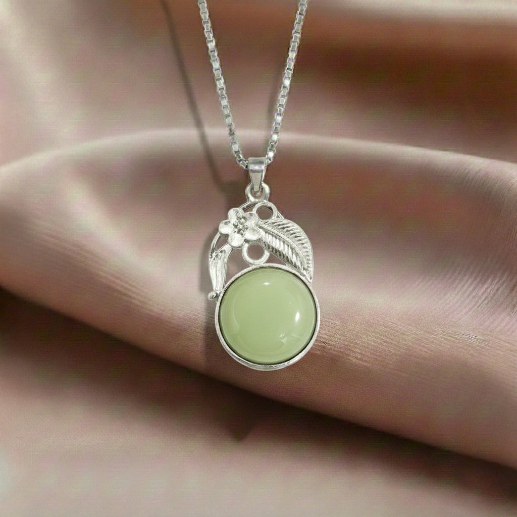 Bowenite Crystal Pendant