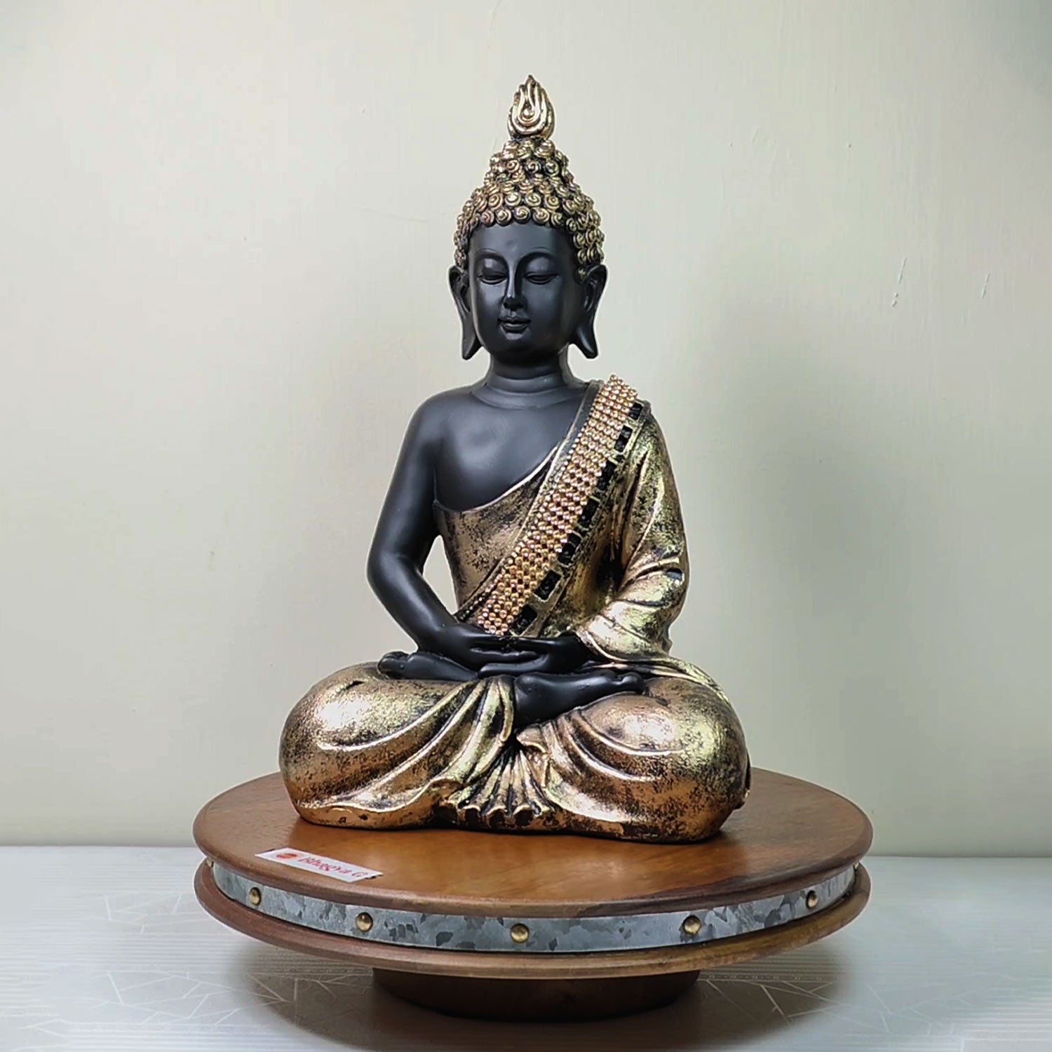 Gold Buddha Statue 11 Inch
