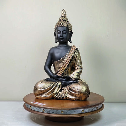 Gold Buddha Statue 11 Inch