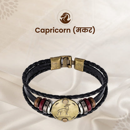Zodiac Bracelet Collection with 12 Constellation Signs