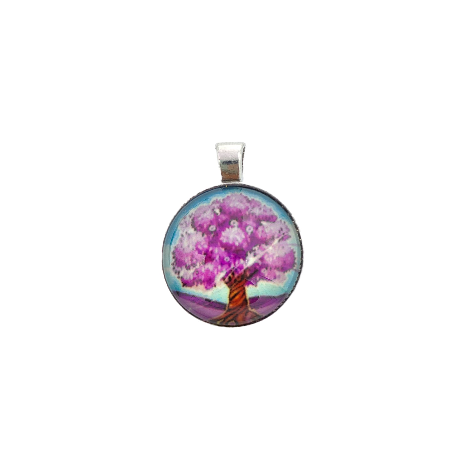 Cherry Blossom Crystal Pendant