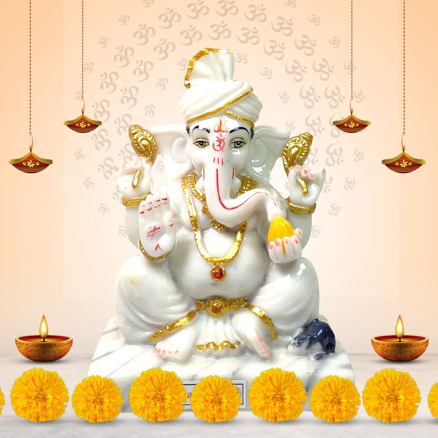 Marble Dust Ganesh