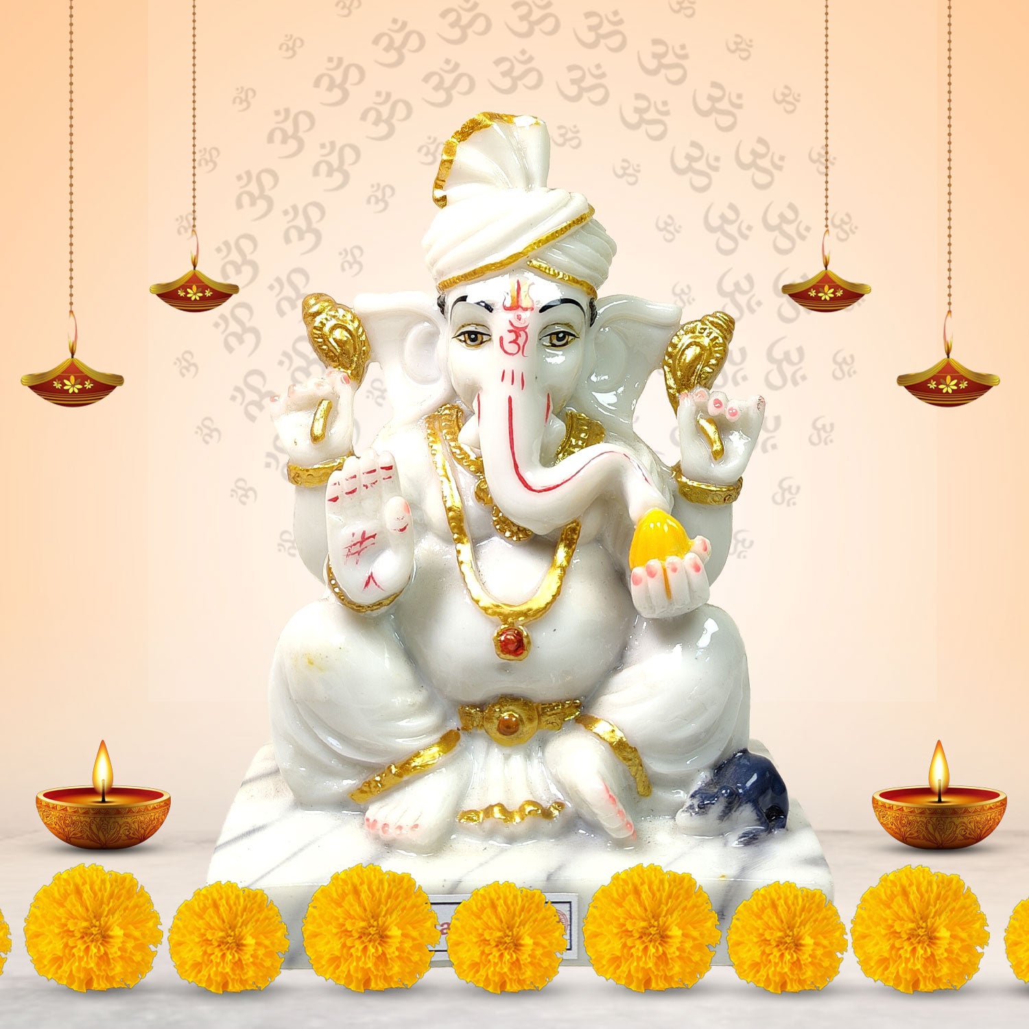 Marble Dust Ganesh
