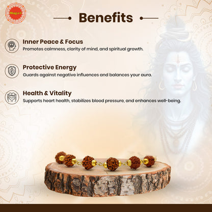 Lord Shiva Rudraksha Bracelet 