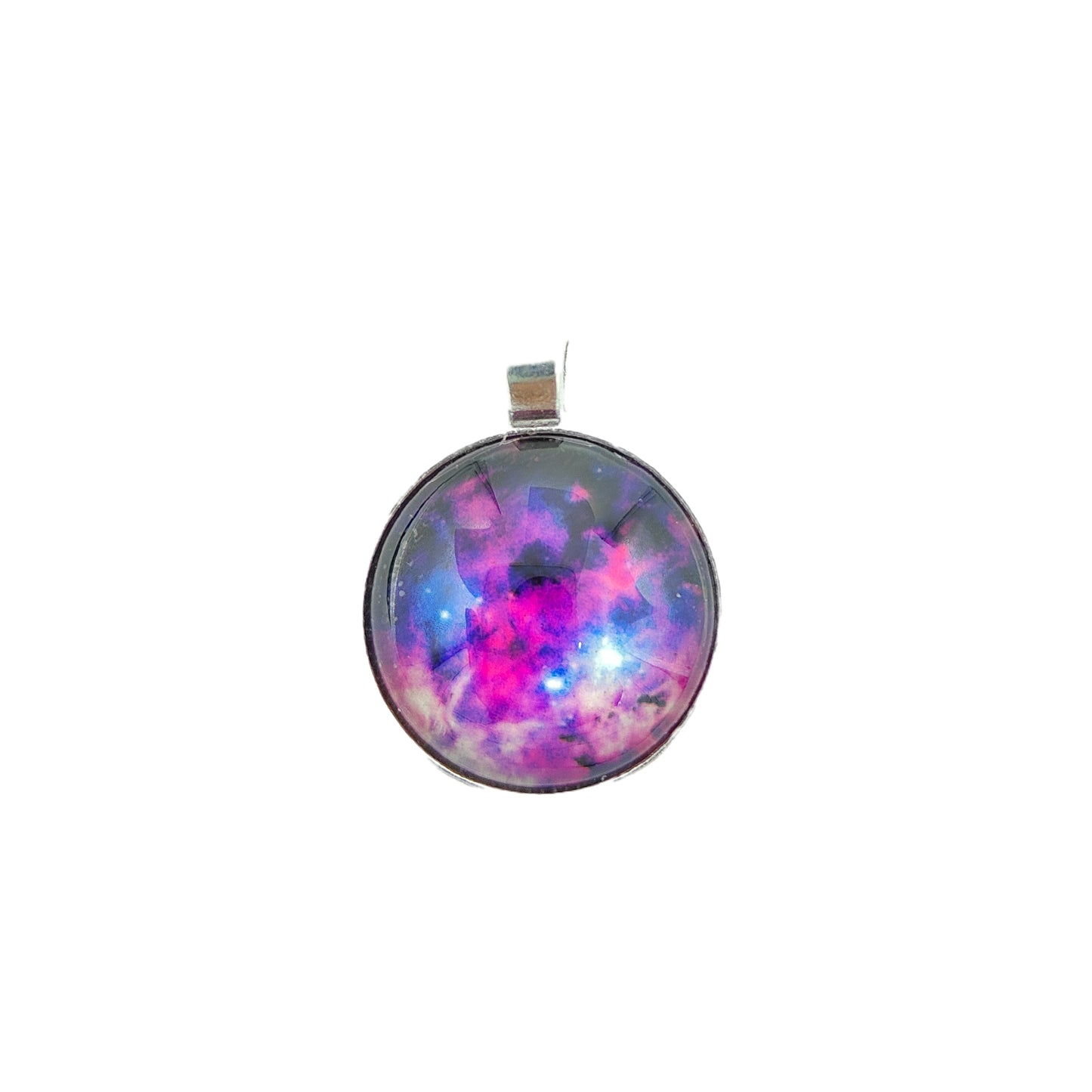 Purple Galaxy Crystal Pendant