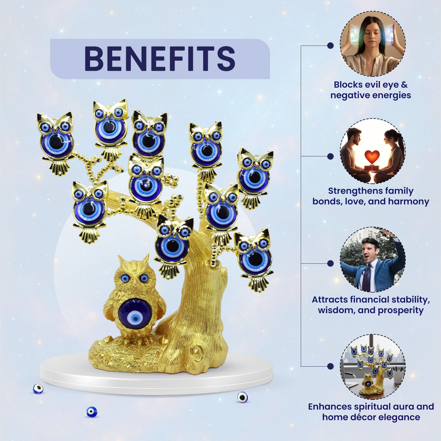 Owl Evil Eye Tree