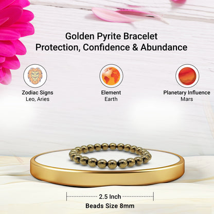 Hematite Wealth Bracelet - (8mm)