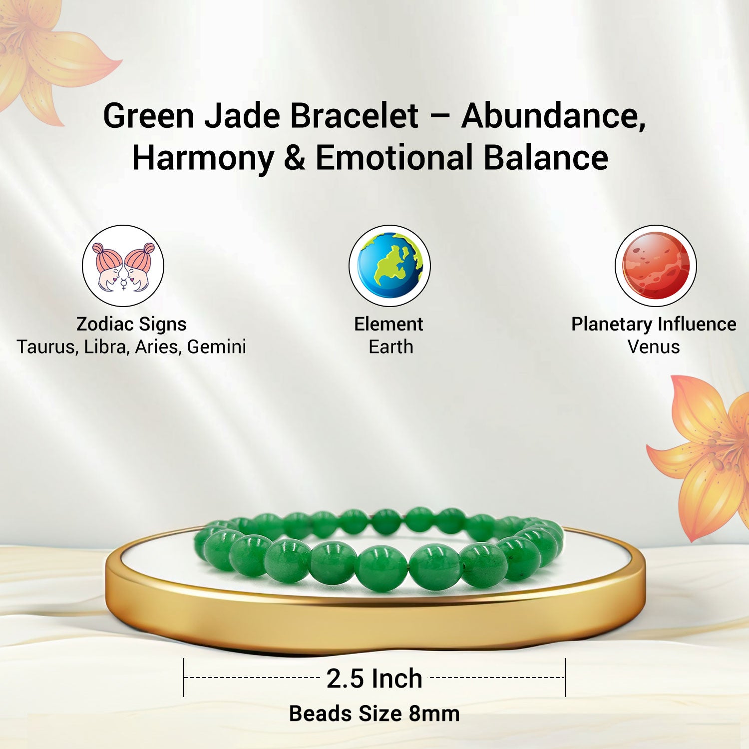 Green Jade Bracelet for Prosperity