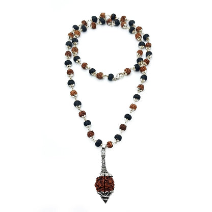Hanuman Gada Rudraksha Karungali Mala