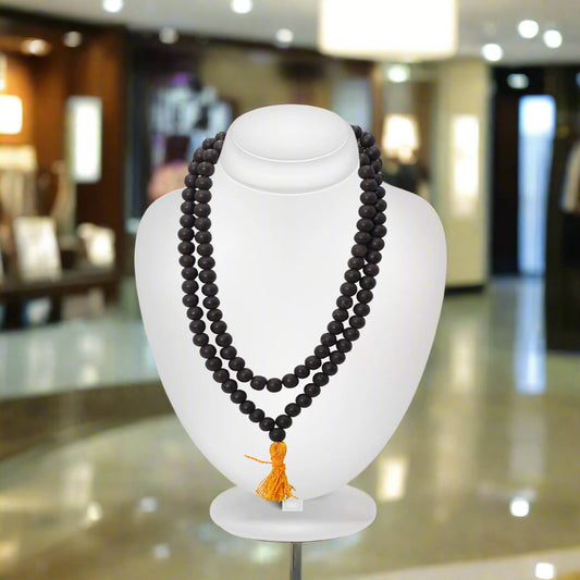 Original Karungali Mala (108 Beads), Govt. Certified Ebony Wood