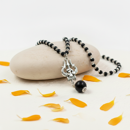 Karungali Shiva Om Mala – Protection, Peace & Positive Energy Bracelet