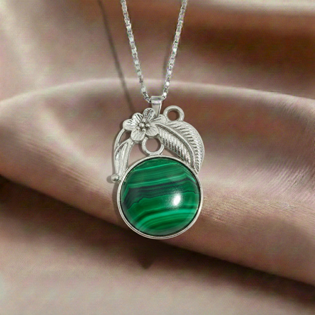 Malachite Round Pendant