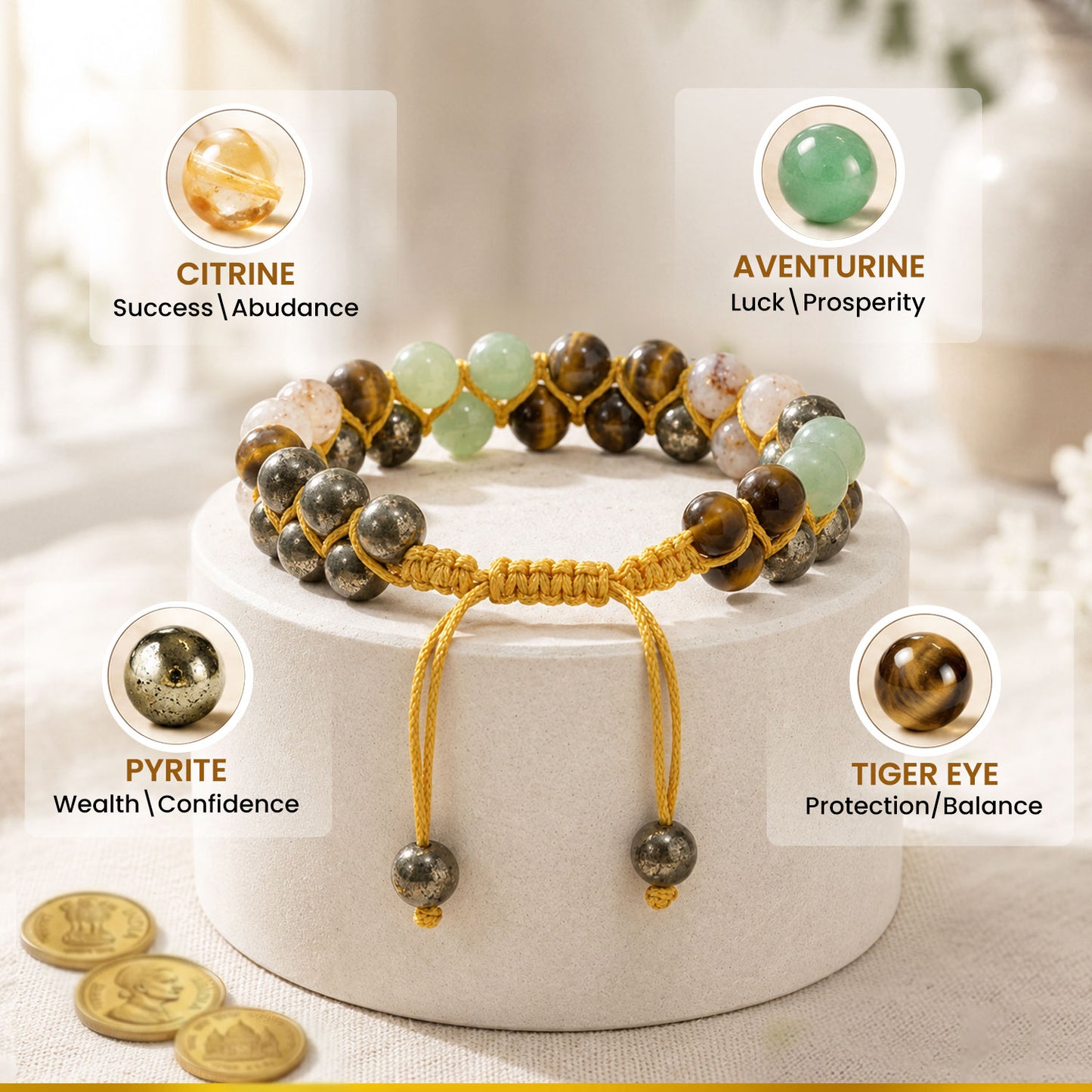 Money Magnet Double Tie-Up Fusion Band