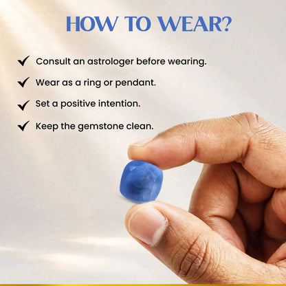 Neelam (Blue Sapphire) 5.52 Cts.