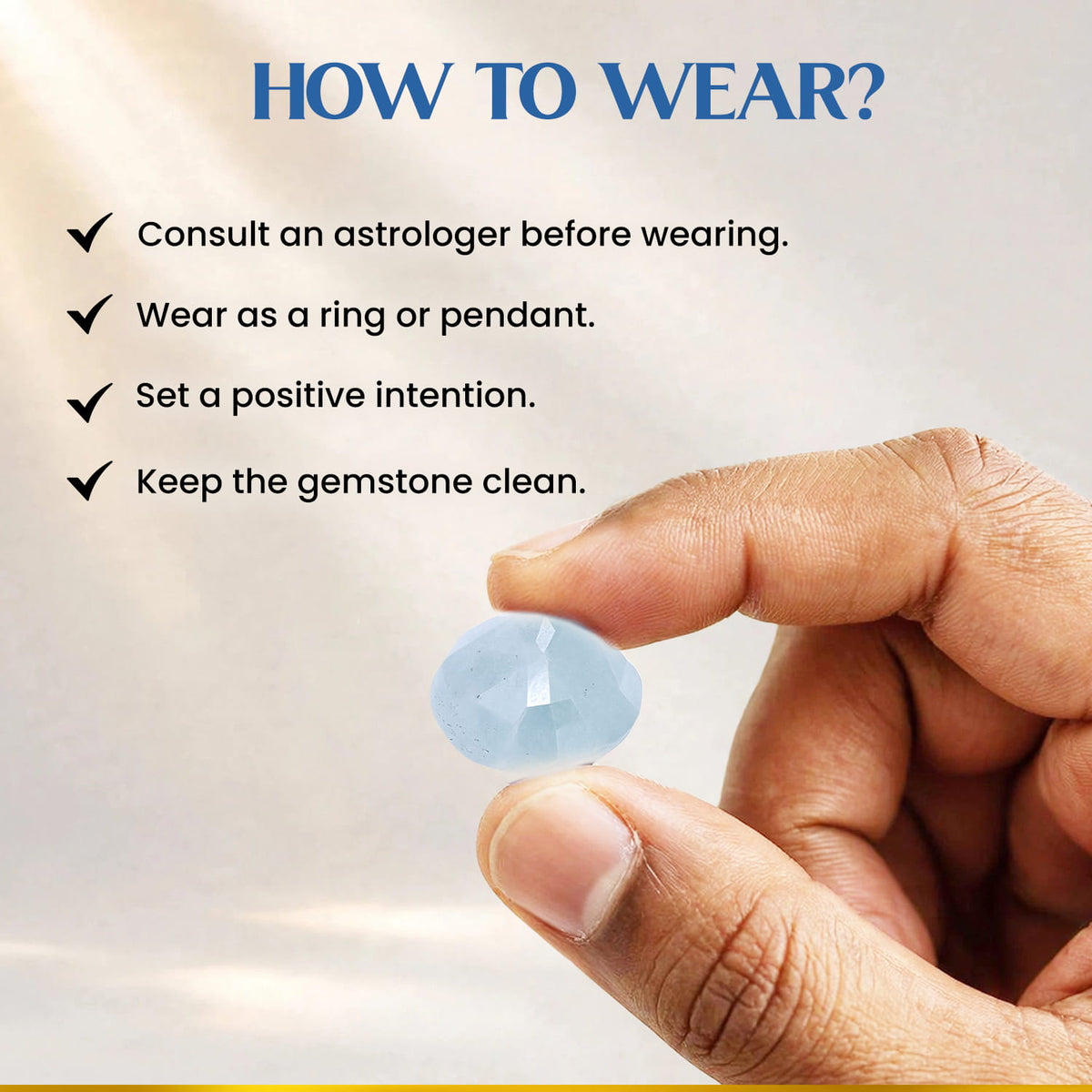 Neelam (Blue Sapphire) 5.16 Cts.
