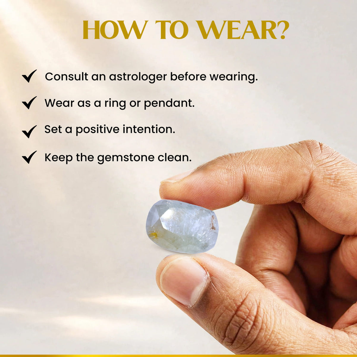 Neelam (Blue Sapphire) 6.88 Cts