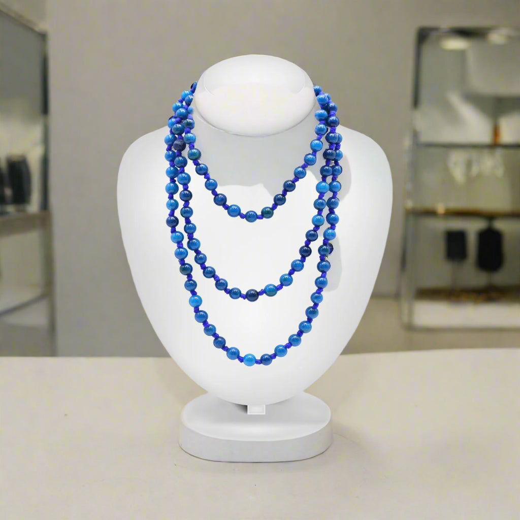 Neon Apatite Mala