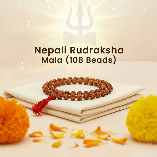 Nepali Rudraksha Mala (108 Beads)