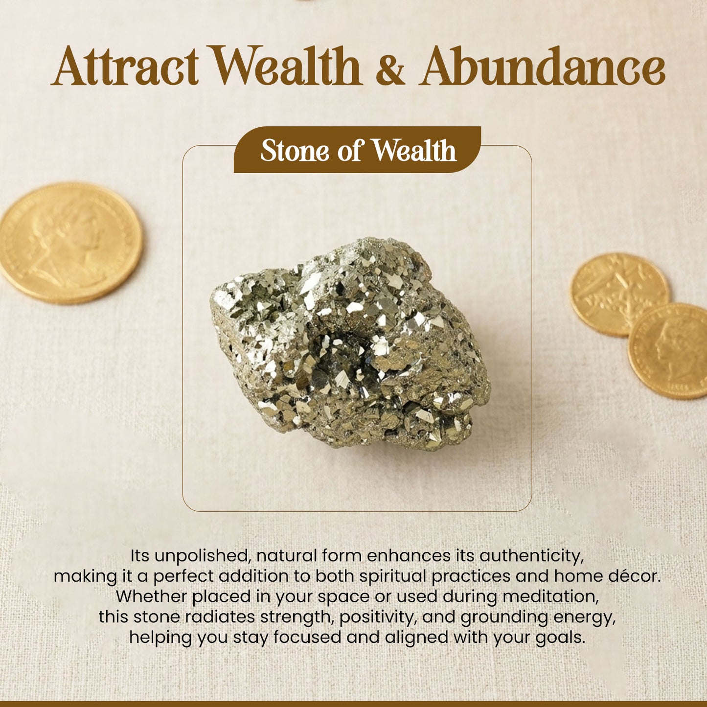 Healing Pyrite Stone BhagyaG