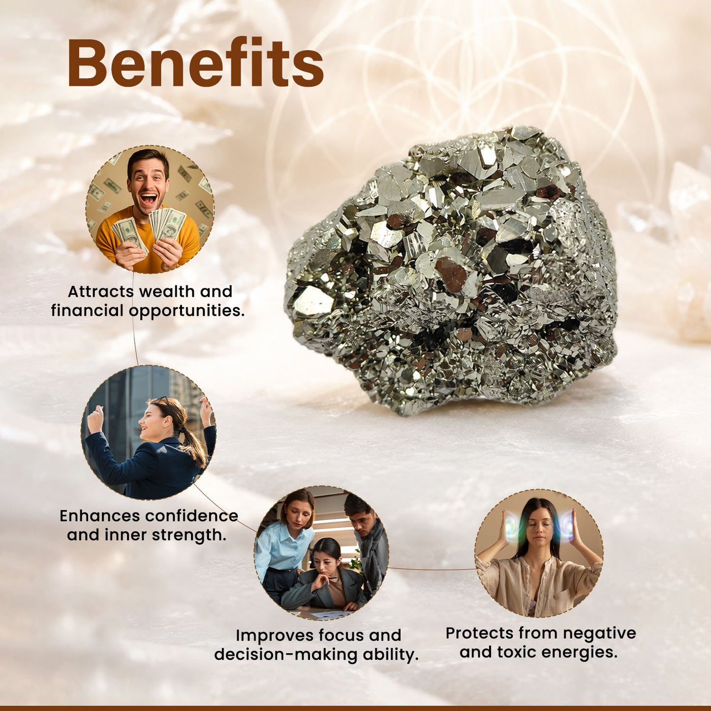 Pyrite Stone for Wealth