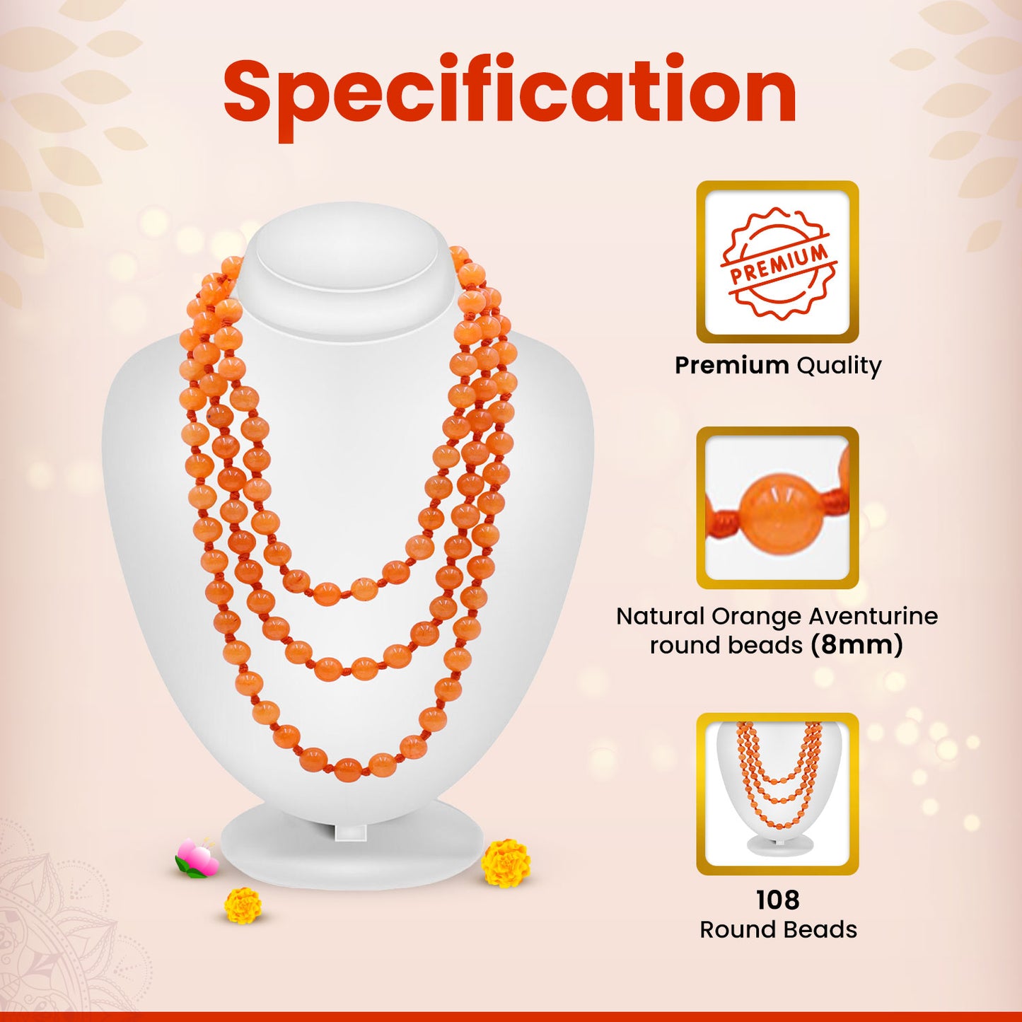 Healing Crystal Mala