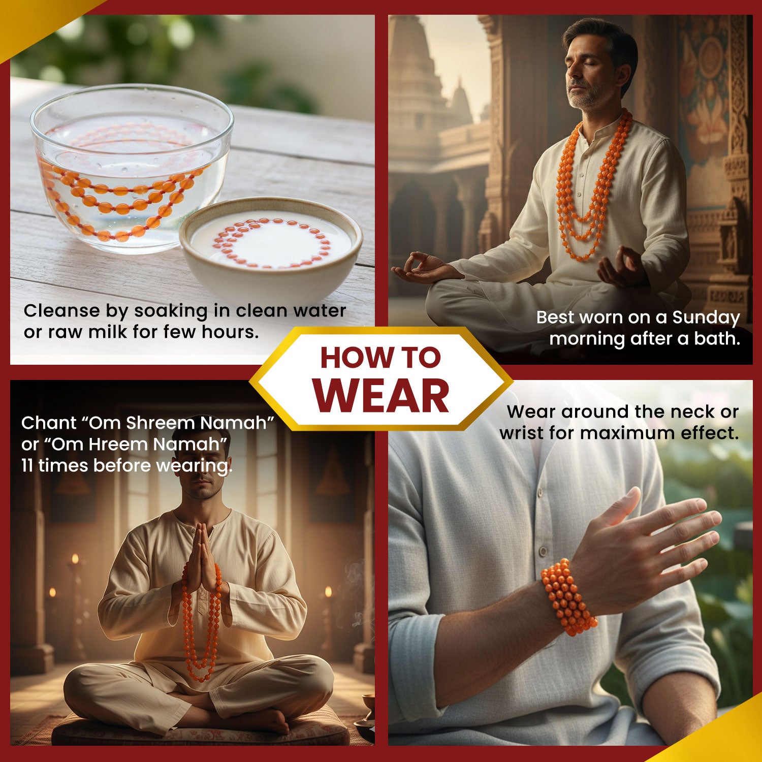 How To Wear Orange Aventurine Mala