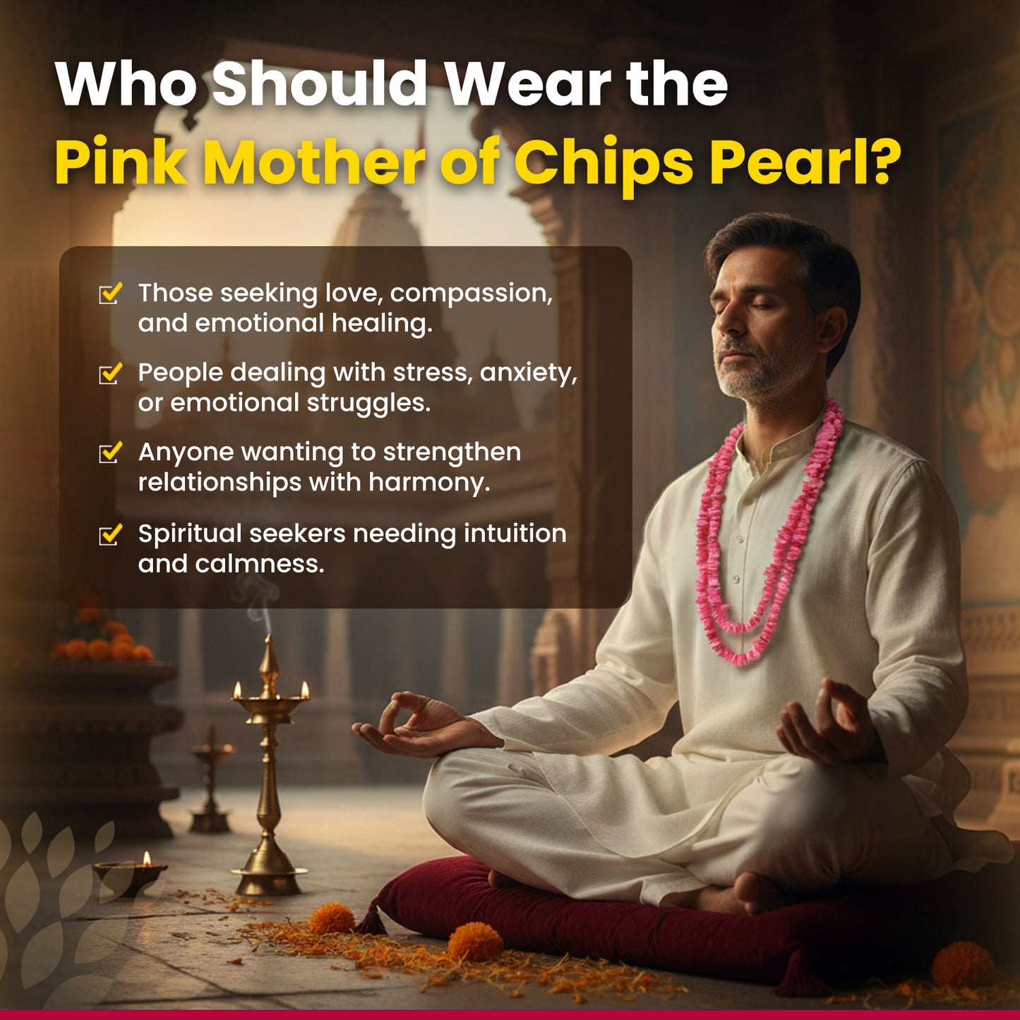 Pink Mother of Chips Pearl