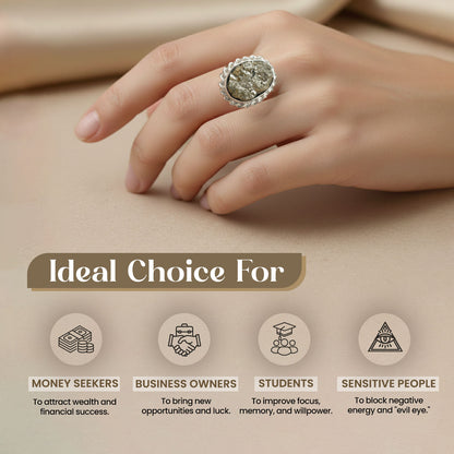 Healing Pyrite Ring BhagyaG