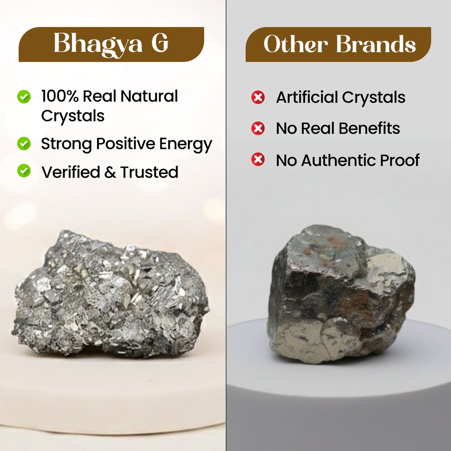 Raw Pyrite Crystal Stone (Chispa)